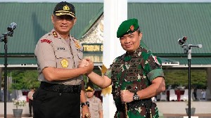 Amankan Pemilu 2019, TNI-Polri Gelar Apel Pasukan